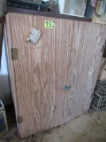 Wooden storage cabinet