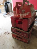 Coke and Dr Pepper wooden crates