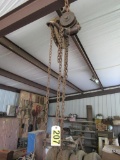 Edwin Harrington & Sons 2000 lb. chain hoist