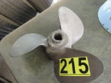 Brass boat prop