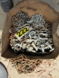 Box of chain and shackles