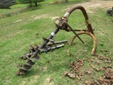3pt post hole digger,with 6