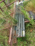 Approx. 15 green t-posts