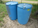 (2) barrels (empty)