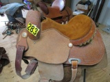 Shop made barrel saddle 14