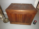 Antique oak ice box - cooler 35