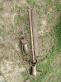 (2) antique water pumps
