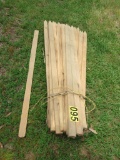 Wooden stakes