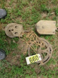 (3) Well Pulleys
