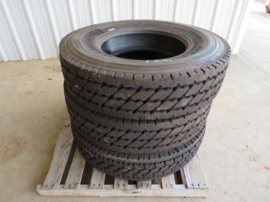 (3) Michelin 11R-24.5 tires - unused
