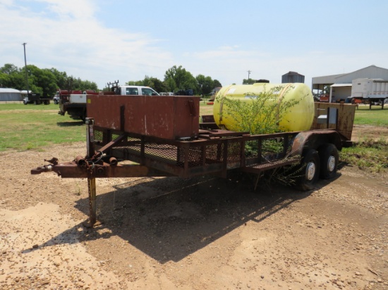 16' bumper pull trailer with 300 gal tank