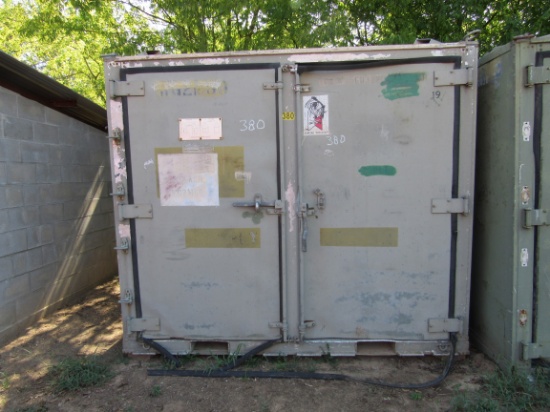 Aluminum military storage container