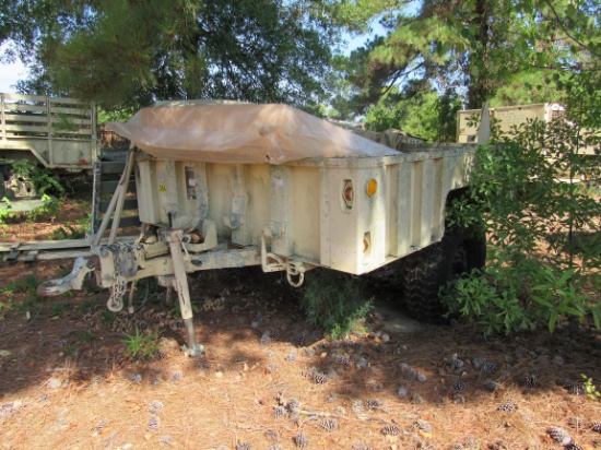 Military trailer with pintle hitch NO TITLE