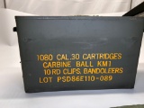 1080 Cal 30 Carbine Ball KM1 10 round clips