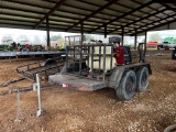 Tandem axle welding trailer Bill of sale only NO TITLE