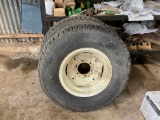 (2) 235 85R15 tires and wheels