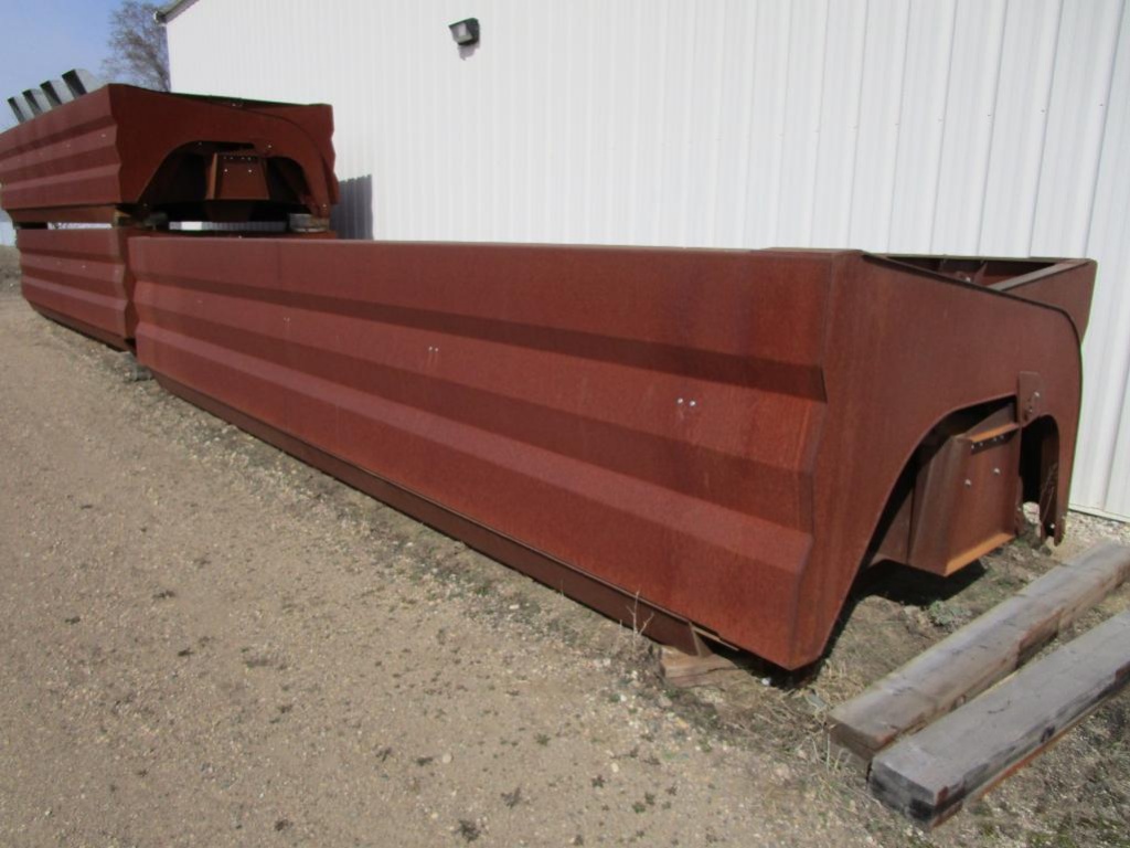 side dump boxes without running gear, 8 ft x 22 ft
