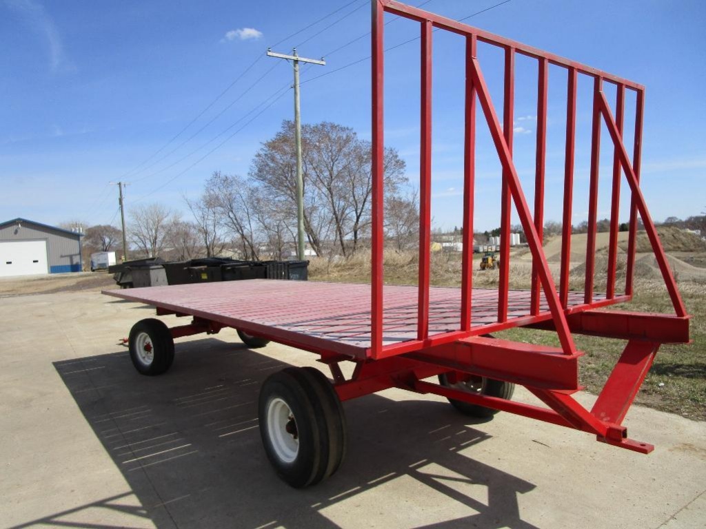 20 ft flatbed wagon w/anhydrous running gear (shop built)