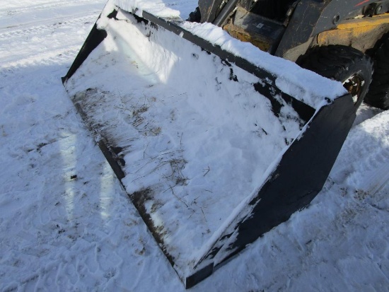 8 foot skid steer snow bucket