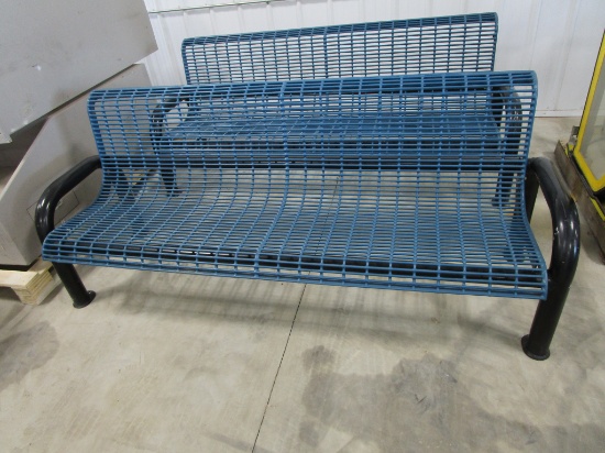 6' rubber coated bench