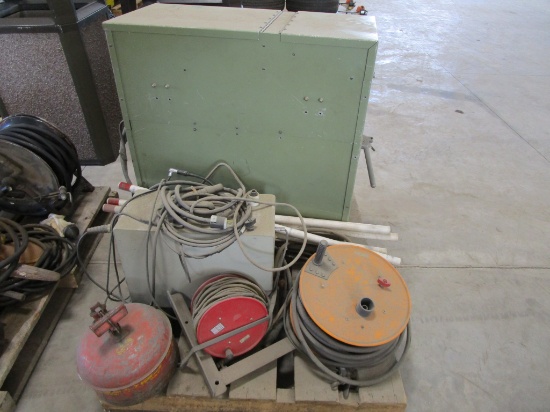 Pallet including underground fault locator w/radar detection