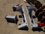 Pole trailer tie downs