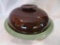 RW Oomph design brown/green platter/cover