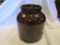 Albany Slip sealer jar, bottom signed