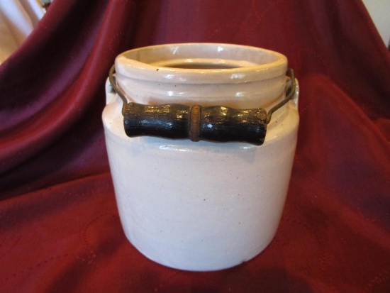 1/2Â  gal. zinc refrigerator, bale handle, bottom signed