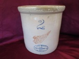 2 gal. large wing crock