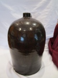 5 gal. Albany Slip Beehive jug with Sgraffito 17 inches