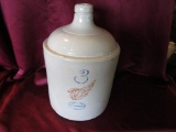 3 gal. large wing shoulder jug, bottom marked