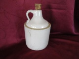 RW white shoulder jug 8 inches bottom marked, (chip under handle)