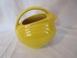 RW 1930s yellow streamline 7Â  inches pitcher, Pat. Pending