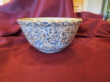 RW #10 spongeware paneled bowl (spider on bottom)