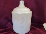 3 gal. small wing shoulder jug (chip top/bottom)