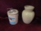 Sharp Cheddar Jar & Weyman's Snuff Jar (2 Inset)