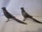 Vintage Metal Pheasant Salt & Pepper Shakers