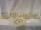 Vintage Queen Anne 22k Gold Floral Dessert Plate (set Of 4 - 5th Is Dam