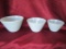 Fire King Set Of 3 Bowls, Blue/green