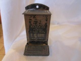 Vintage Adv Match Safe T.K. Brye, Rothsay, Mn Tin Safe