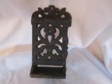 Wintage Wall Mount Cast Iron Match Safe 7 1/2