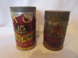 Vintage Davis Baking Powder Tins 4 3/4