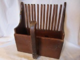 Vintage Wooden Cranberry Picker