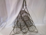 Wire Wine 6 Bottle Metal Wine Rack