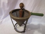 Ricer/wooden Masher On Stand