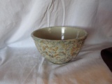 Red Wing Spongeware Panel Bowl 9