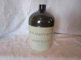 Red Wing 1 Gal. Brown Top Jug, Adv. Macy & Co, New York