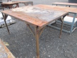 4' x 6' Steel Table