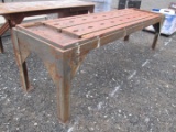 32'' x 10' Steel Machinist/Welding Table